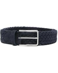 Canali - Braided-Design Belt - Lyst