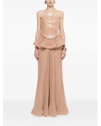Nissa - Pleated Palazzo Pants - Lyst