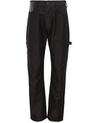 Junya Watanabe - Hose mit Leder-Patch - Lyst