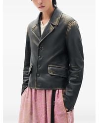Ann Demeulemeester - Malik Leather Jacket - Lyst