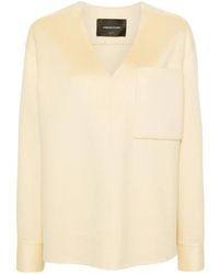 Fabiana Filippi - V-Neck Cashmere Jumper - Lyst