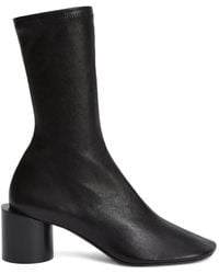Jil Sander - Block-Heel Ankle Boots - Lyst