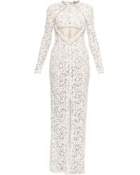 Nissa - Sequin-Embellished Lace Maxi Dress - Lyst