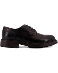Doucal's - Lace-Up Leather Derby Shoes - Lyst
