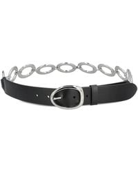 Miu Miu - Leather And Metal Belt - Lyst