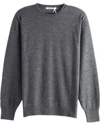 AURALEE - Crew-Neck Long-Sleeve Cashmere Sweater - Lyst