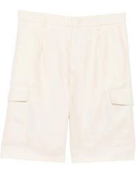Tagliatore - Pantalon Cargo À Plis - Lyst