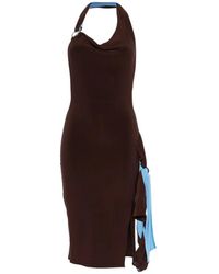 Coperni - Vestido Midi Con Abertura Lateral - Lyst