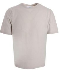 Lardini - Crew-Neck Plain T-Shirt - Lyst