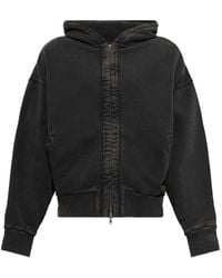 Entire studios - Hoodie Zippé À Effet Délavé - Lyst