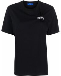 Nina Ricci Camiseta con logo bordado - Negro