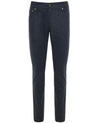 richard j. brown - Milano Logo-Patch Slim Trousers - Lyst