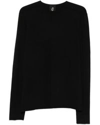 Thom Krom - Exposed-Seam Crew-Neck Sweater - Lyst