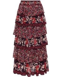 FARM Rio - Chelsea ラッフル マキシスカート - Lyst