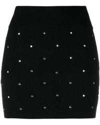 Zadig & Voltaire - Mitty Crystal-embellished Knit Miniskirt - Lyst