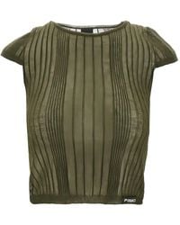 Pinko - Pleated Short-Sleeve Top - Lyst