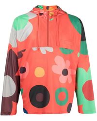 ERL - Chaqueta Con Capucha Y Estampado Floral - Lyst