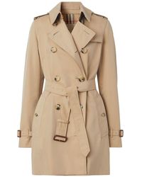 Burberry - Harehope Double-breasted Cotton-gabardine Trench Coat - Lyst