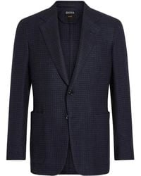 ZEGNA - チェック ジャケット - Lyst