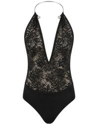 Philipp Plein - Piercing Collar Body Met Monogram En Open Achterkant - Lyst