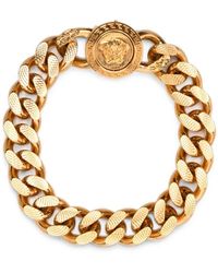 Versace - Medusa Curb-Chain Bracelet - Lyst