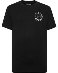 Philipp Plein - Katoenen T-shirt Met Logopatch - Lyst