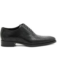 Gucci - Lace-Up Shoes With Lasered Gg - Lyst