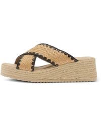 Geox - Alemeria Crossover-Strap Platform Sandals - Lyst
