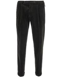 Michael Coal - Pleated Corduroy Trousers - Lyst