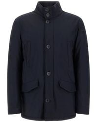 Herno - Sub-Zero Mantel Mit Stehkragen - Lyst