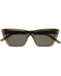 Saint Laurent - Sl 276 Mica Cat-eye Frame Sunglasses - Lyst