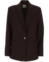 forte_forte - Single-Breasted Peaked-Lapel Blazer - Lyst