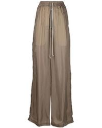 Rick Owens - Geth Belas Wide-Leg Trousers - Lyst