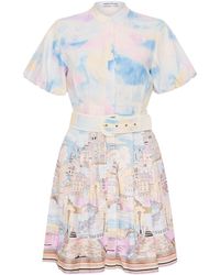 Rebecca Vallance - Mini-jurk Met Print - Lyst