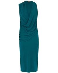 Tom Ford - Robe Asymétrique En Jersey De Crêpe À Design Drapé - Lyst