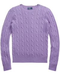 Polo Ralph Lauren - Pull en cachemire à tricot torsadé - Lyst