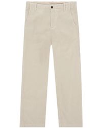 Fortela - Corduroy Texture Straight-Leg Trousers - Lyst