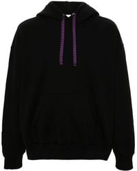 Lanvin - Logo-embroidered Cotton Hoodie - Unisex - Cotton/silicone/polyester - Lyst