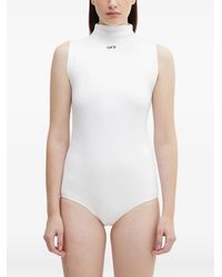 Off-White c/o Virgil Abloh - Body Con Logo Y Cuello Falso - Lyst