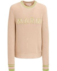 Marni - Jersey con logo bordado - Lyst