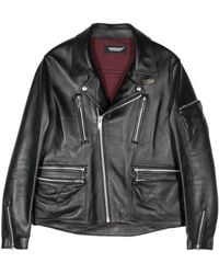 Undercover - Leren Bikerjack - Lyst