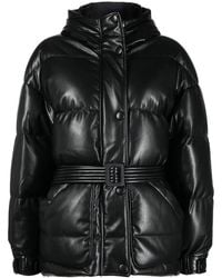 Ienki Ienki - Faux-Leather Zip-Up Padded Jacket - Lyst