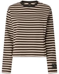 Pinko - Striped Long-Sleeve T-Shirt - Lyst