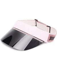 Jimmy Choo - Logo-Print Visor Hat - Lyst