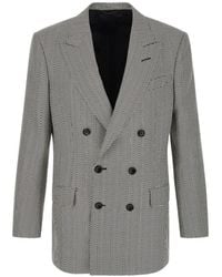 Tom Ford - Blazer Croisé À Motif Géométrique - Lyst