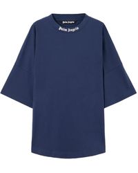 Palm Angels - Logo Crew Neck T-Shirt - Lyst