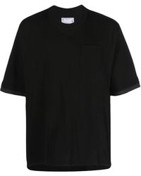 Sacai - T-Shirt Im Layering-Look - Lyst