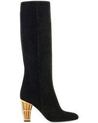 Ferragamo - Cage Heel Boot - Lyst