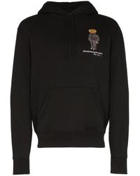 Polo Ralph Lauren Hoodie Met Geborduurd Logo - Zwart