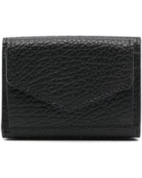 Maison Margiela - Four-stich Tri-fold Leather Wallet - Lyst